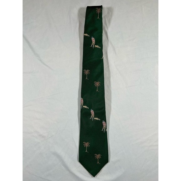 Vintage Jacobs Roberts LTD 100% Silk Tie Golf Exclusive Three Thread Design - Picture 2 of 4